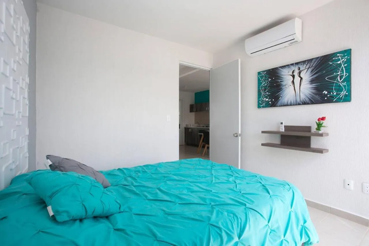 Apartamento Gema turquesa en privada con seguridad y familiar Apartamento Playa del Carmen